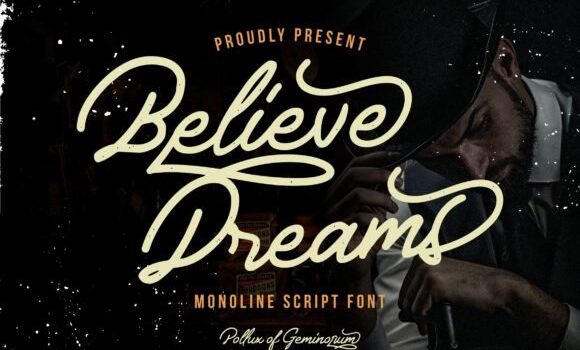 Believe Dreams Font - Featured Image