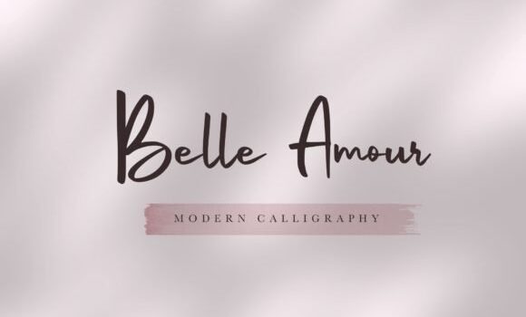 Belle Amour Font - Featured Image