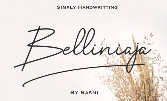 Belliniaja Font Fonts Free Download Belliniaja Font - Featured Image