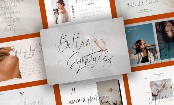 Beltra Signature Font - Featured Image