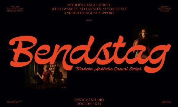 Bendstag Font Fonts Free Download Bendstag Font - Featured Image