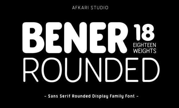 Bener Rounded Font - Featured Image