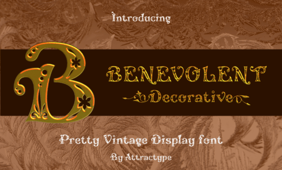 Benevolent Decorative Font - Featured Image