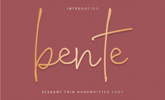 Bente Font - Featured Image