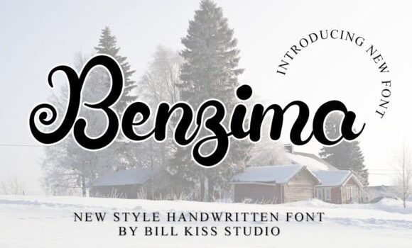 Benzima Font Fonts Free Download Benzima Font - Featured Image