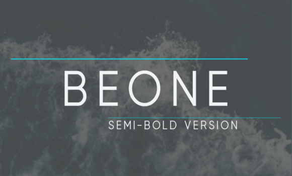 Beone Semi-Bold Font - Featured Image