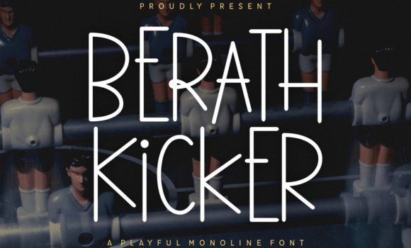 Berath Kicker Font - Featured Image