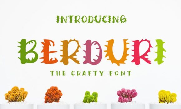 Berduri Font Fonts Free Download Berduri Font - Featured Image