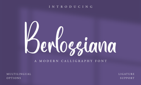 Berlossiana Font - Featured Image