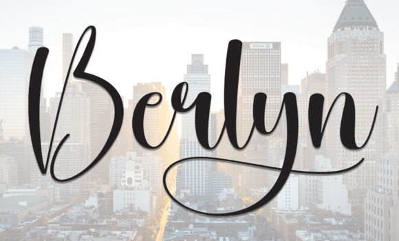 Berlyn Font - Featured Image