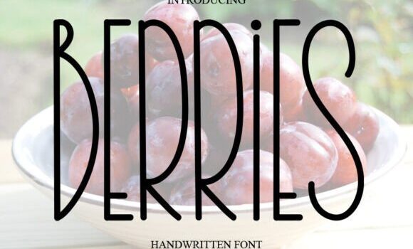 Berries Font Fonts Free Download Berries Font - Featured Image