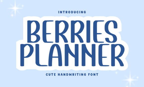 Berries Planner Font Fonts Free Download Berries Planner Font - Featured Image