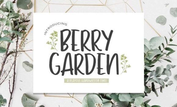 Berry Garden Font Fonts Free Download Berry Garden Font - Featured Image
