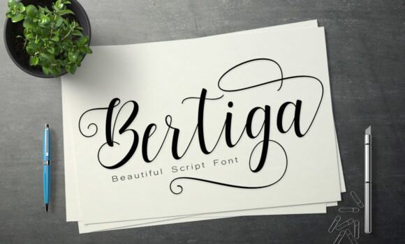 Bertiga Font Fonts Free Download Bertiga Font - Featured Image