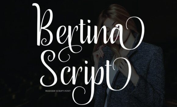 Bertina Script Font - Featured Image