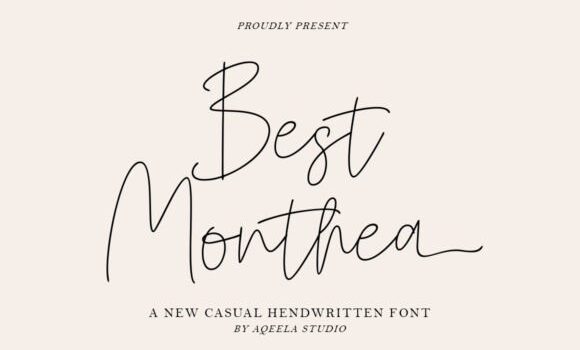 Best Monthea Font - Featured Image