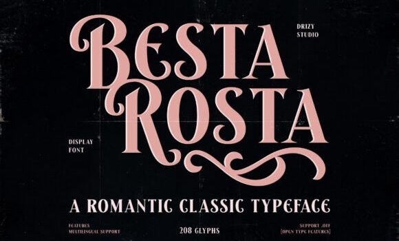Besta Rosta Font - Featured Image