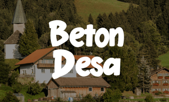 Beton Desa Font - Featured Image