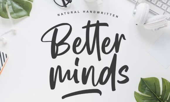 Better Minds Font - Featured Image