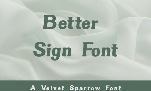 Better Sign Font - Featured Image
