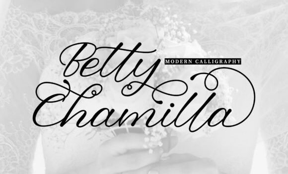 Betty Chamilla Font - Featured Image