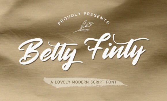 Betty Finty Font - Featured Image