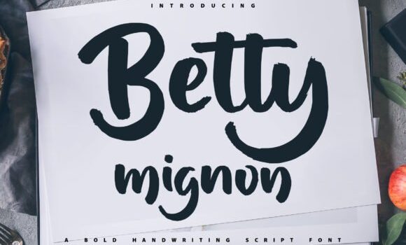 Betty Mignon Font - Featured Image