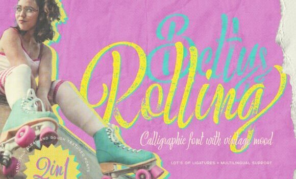 Bettys Rolling Font Fonts Free Download Bettys Rolling Font - Featured Image