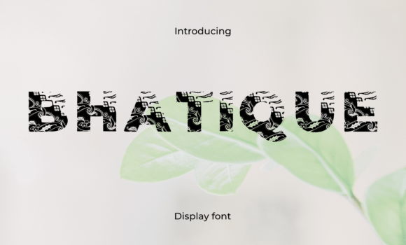 Bhatique Font - Featured Image