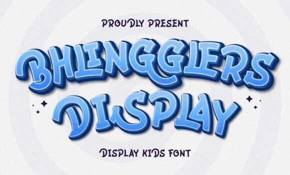 Bhlingglers Font - Featured Image