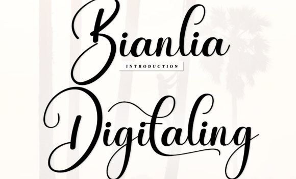 Bianlia Digitaling Font Fonts Free Download Bianlia Digitaling Font - Featured Image
