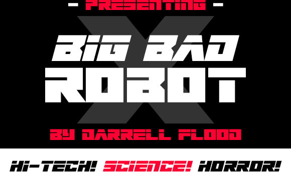 Big Bad Robot Font - Featured Image