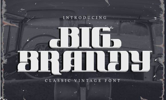Big Brandy Font - Featured Image