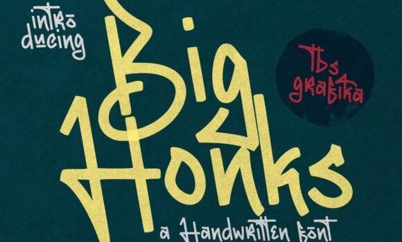Big Honks Font - Featured Image
