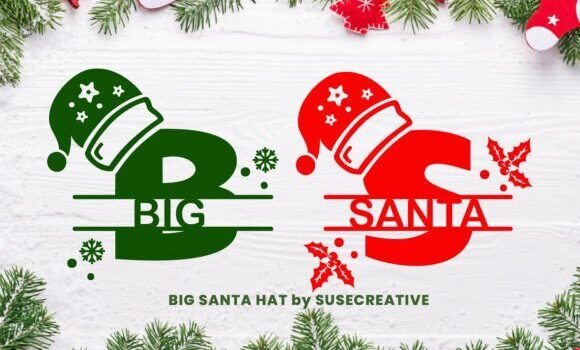 Big Santa Hat Font - Featured Image