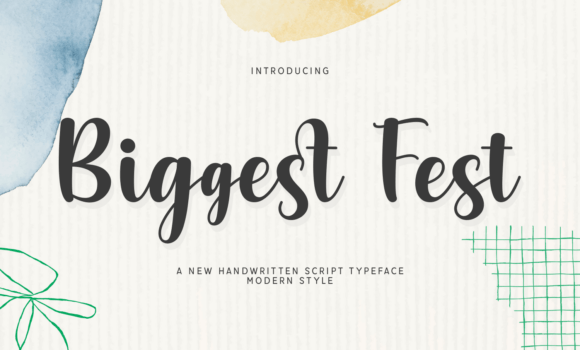 Biggest Fest Font - Featured Image