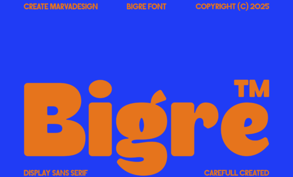 Bigre Font - Featured Image