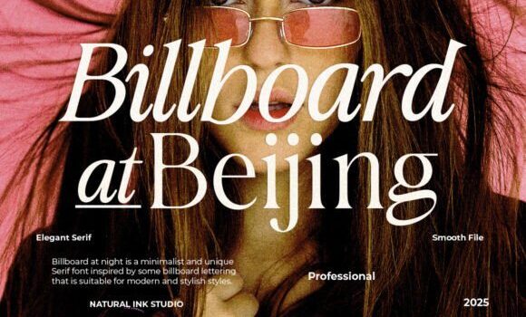 Billboard at Beijing Font Fonts Free Download Billboard at Beijing Font - Featured Image
