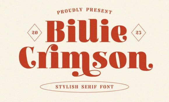Billie Crimson Font Fonts Free Download Billie Crimson Font - Featured Image