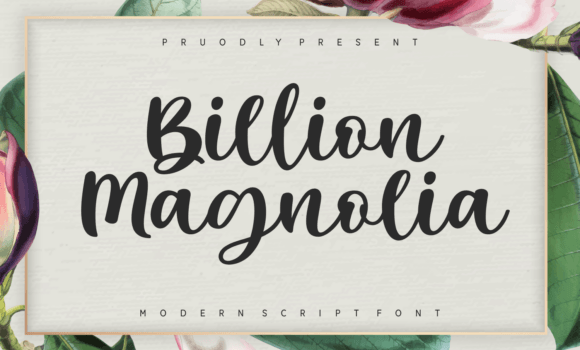Billion Magnolia Font Fonts Free Download Billion Magnolia Font - Featured Image