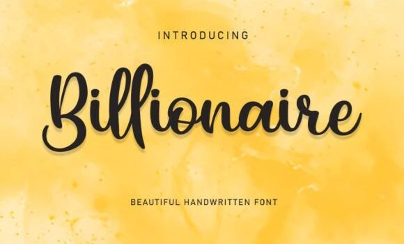 Billionaire Font - Featured Image