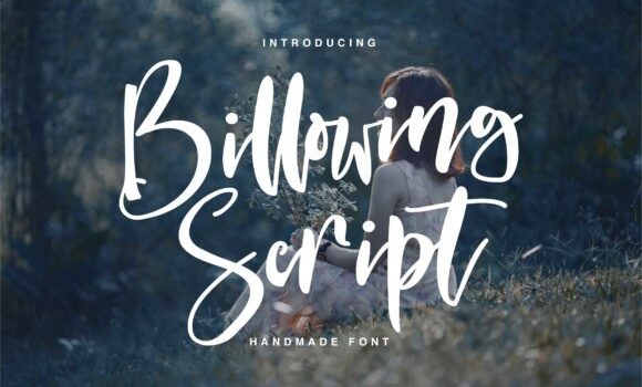 Billowing Script Font - Featured Image