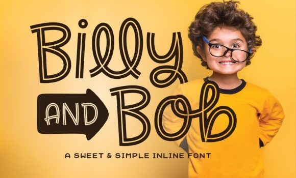 Billy and Bob Font Fonts Free Download Billy and Bob Font - Featured Image