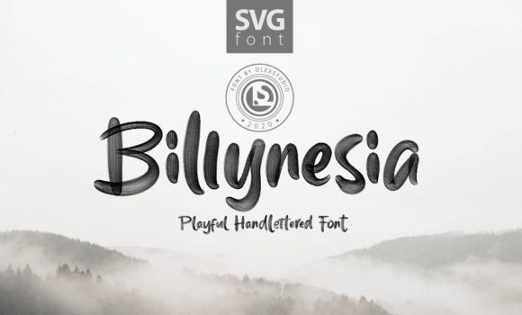 Billynesia Font - Featured Image