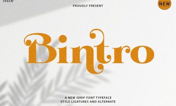 Bintro Font - Featured Image