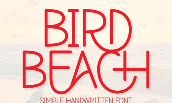 Bird Beach Font - Featured Image