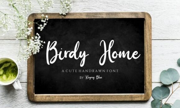 Birdy Home Font - Featured Image