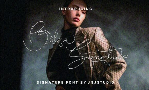 Birlina Signature Font Fonts Free Download Birlina Signature Font - Featured Image