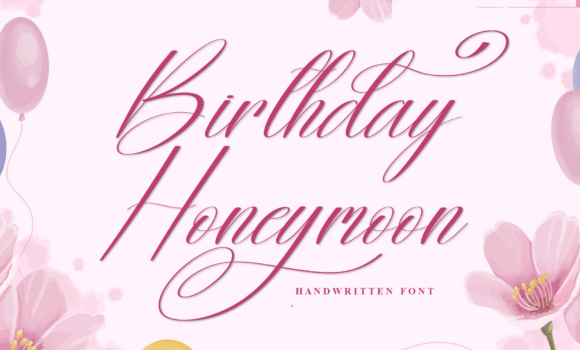 Birthday Honeymoon Font Fonts Free Download Birthday Honeymoon Font - Featured Image