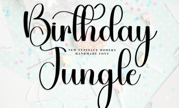 Birthday Jungle Font Fonts Free Download Birthday Jungle Font - Featured Image